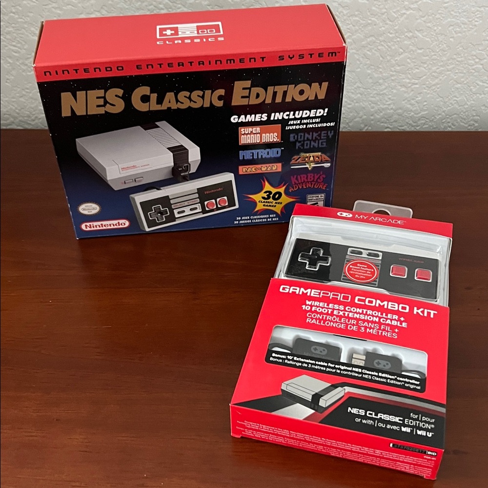 New Nintendo NES Classic Edition + Extra Controller